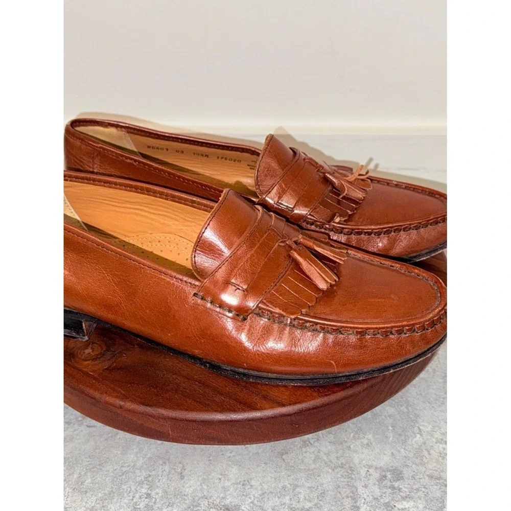 Nunn‎ Bush Tan Leather Tassel Loafers